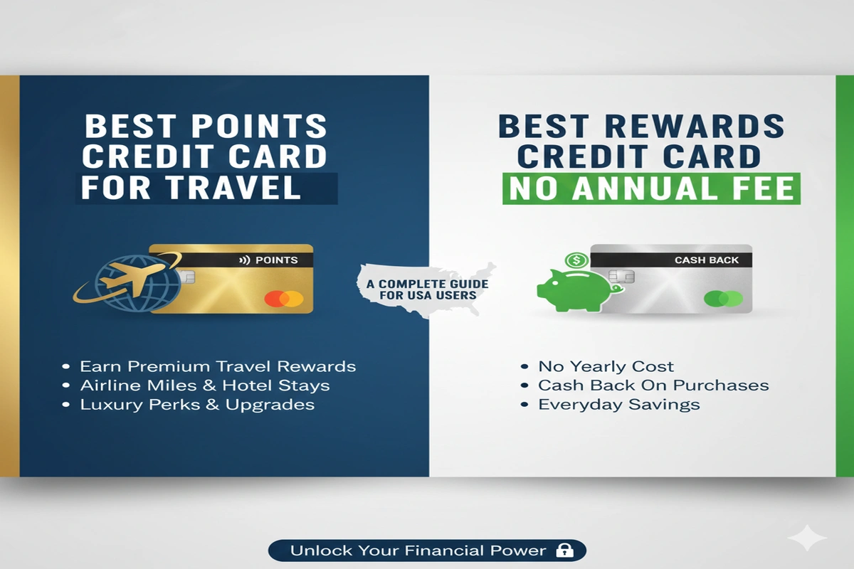 Best Points Credit Card for Travel and Best Rewards Credit Card No Annual Fee: A Complete Guide for USA Users