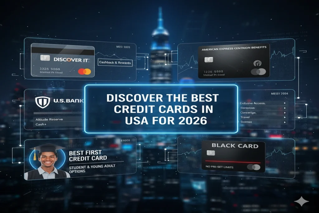 best credit card in usa 2026 comparison guide for rewards students young adults and premium users