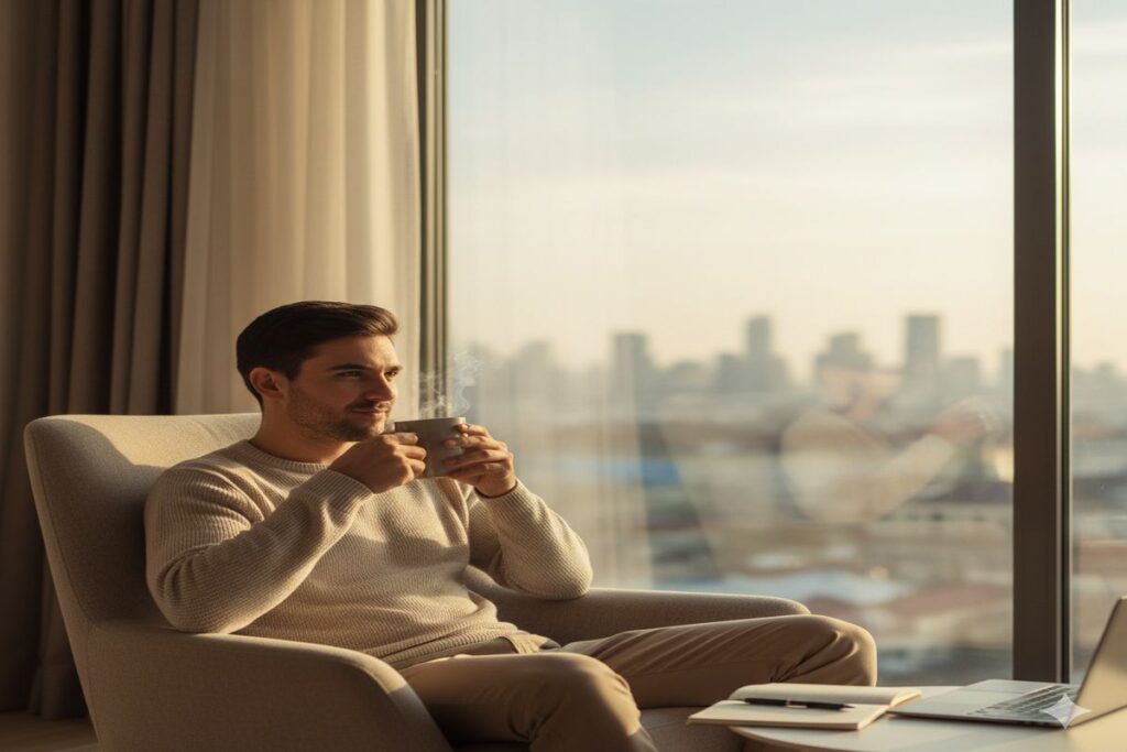 Smart financial lifestyle creating peace of mind