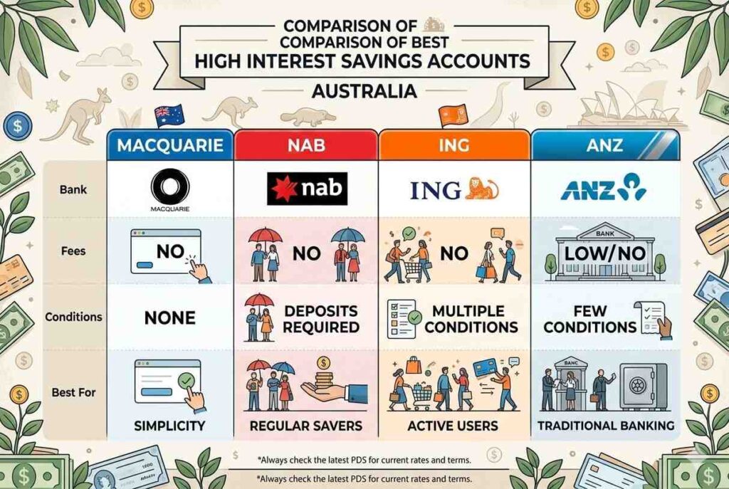 High Interest Savings Accounts Australia Guide 2026